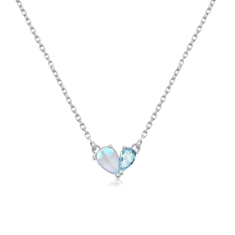 Free bird タンザナイト ネックレス レディース ハート「愛の証」 誕生石 ペンダントネックレス シルバー925 金属アレルギー対応 ジュエリー かわいい 誕生日 クリスマスプレゼント 女性