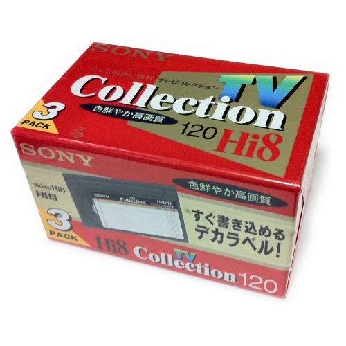 SONY Hi8用120分録画テープ 3巻パック P6-120HMP