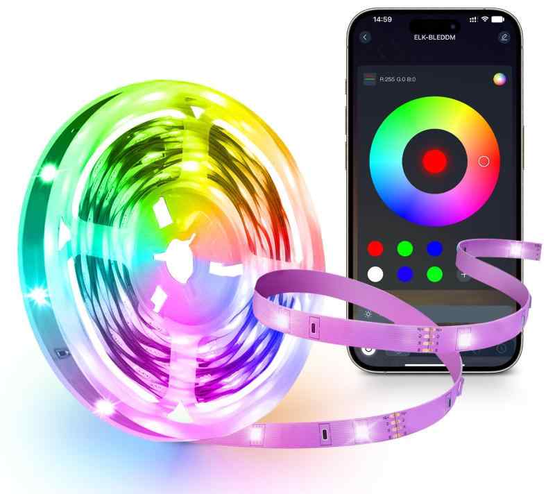 樂天商城 - YGLKD LEDテープライト RGB音楽LEDテープ USB式 5V アプリ制御 led strip light フルカラー led light 室内用テープライト 間接照明