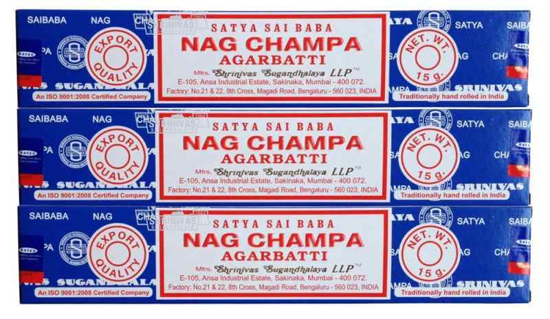 MAXZIQF ユーインターナショナル SATYAサイババナグチャンパ15g 3個セット