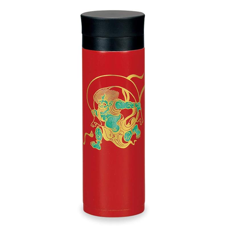 Rakuten - ミタニ 山中漆器 マグボトル 赤 300ml 山中塗 ステンレス マグボトル 風神雷神 M17322-2