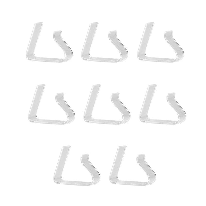 テーブルクロス止め テーブルクロスクリップ クロス固定 クロス ホルダー ピクニックテーブルクロスホルダー 防風 滑り止め クリアータイプ プラスチック 3.5~5cm対応デスクボード 卒業 結