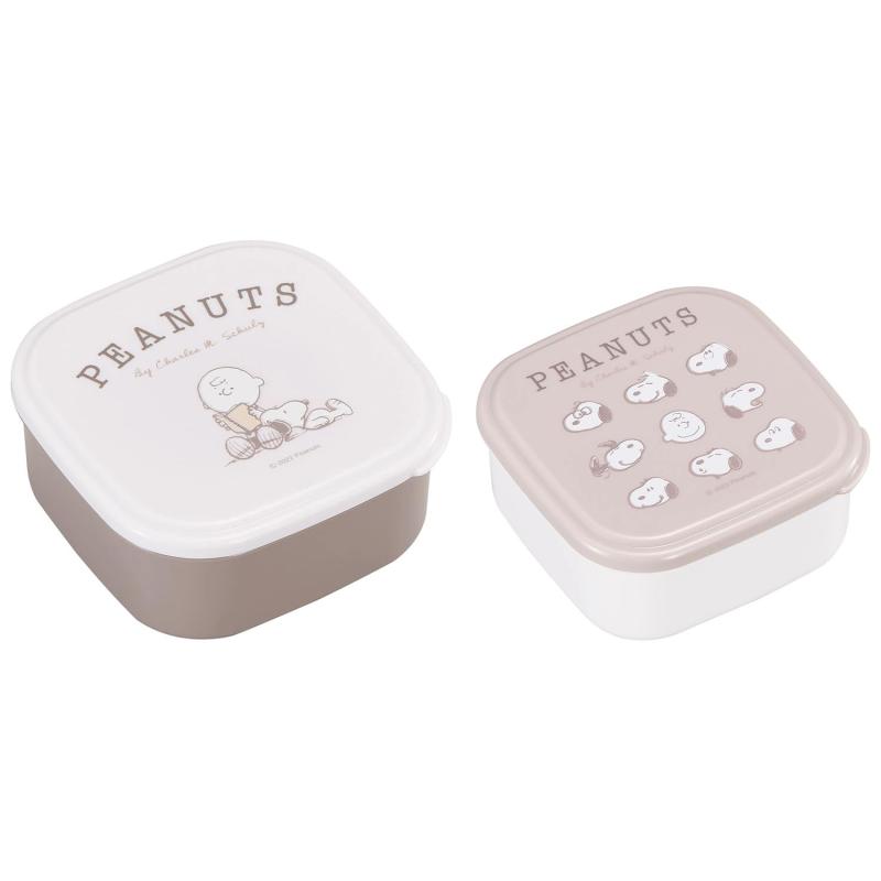 OSK オーエスケー シール容器2Pセット 360/550ml PEANUTS EVERYDAY SSP-22