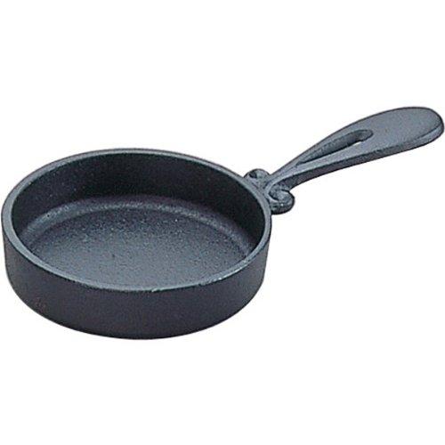 Rakuten - 岩鋳 Iwachu 目玉焼取手付 黒焼付 内径9.5cm 直火用 南部鉄器 24016 黒