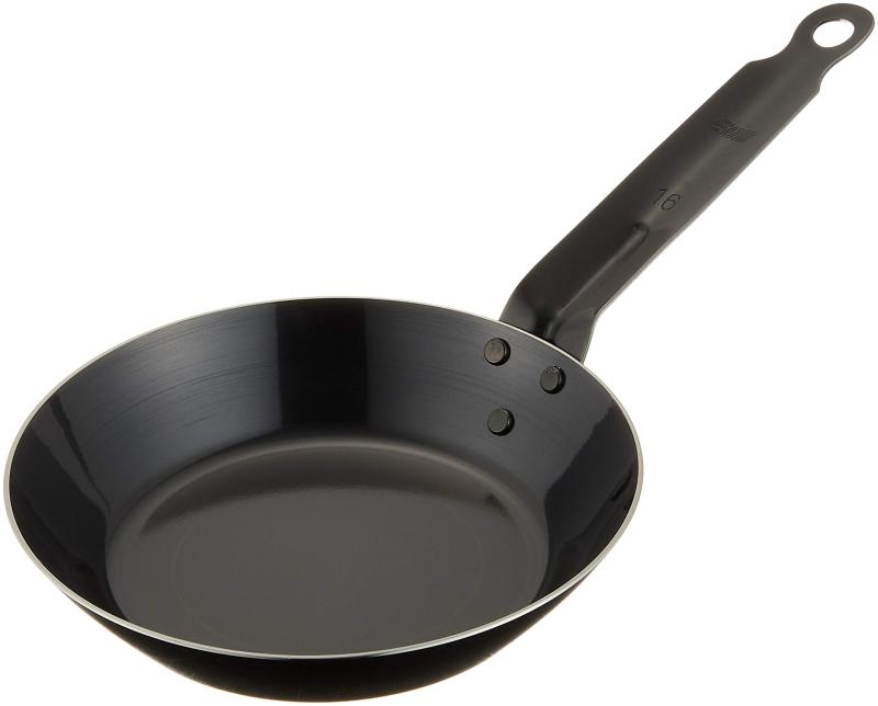 EBM 鉄厚板 ブルーテンパー フライパン