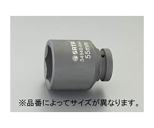 エスコ 1 "DRx38mm ディープインパクトソケット EA687KB-38