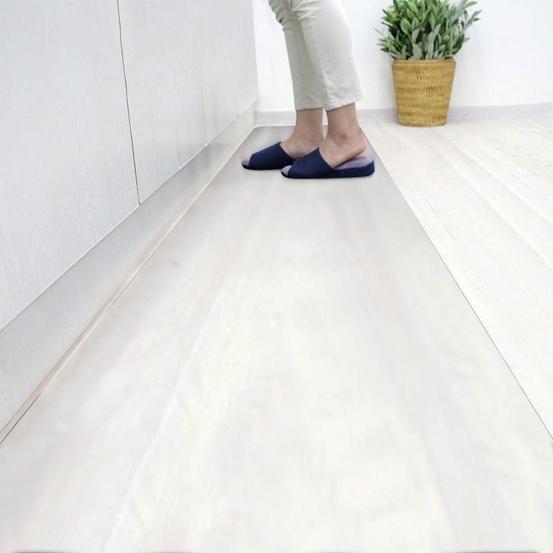キッチンマット クリア PVC 60×240cm 大判 厚さ1.5mm クリアマット 台所マット 透明マット ソフト 撥水 おしゃれ 汚れ防止 お手入れ簡..