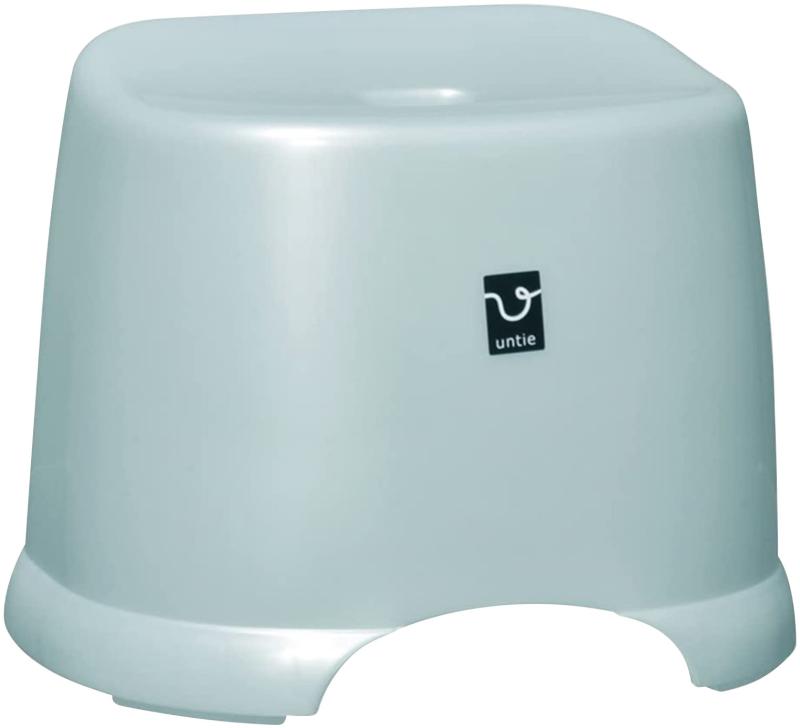 シンカテック アンティ N.風呂椅子角HK 高さ28.8cm シルバーブルー 日本製 430246