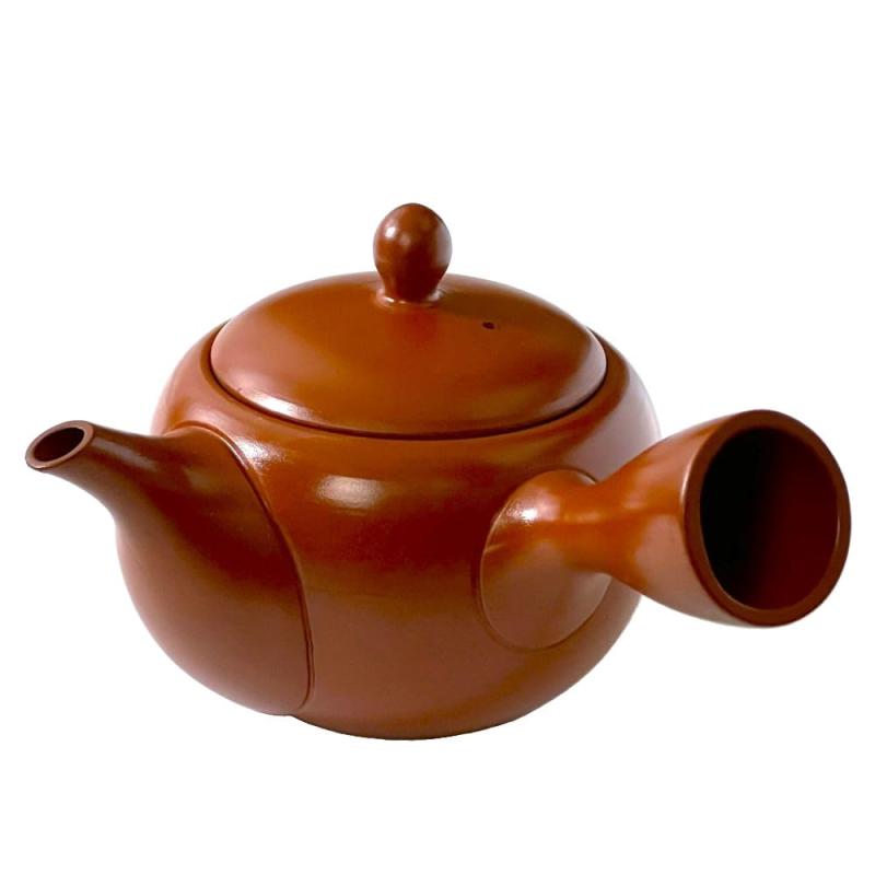 風景ドットコム 常滑焼 急須 154i 陶製茶こし セラメッシュ 朱泥 380ml 日本製