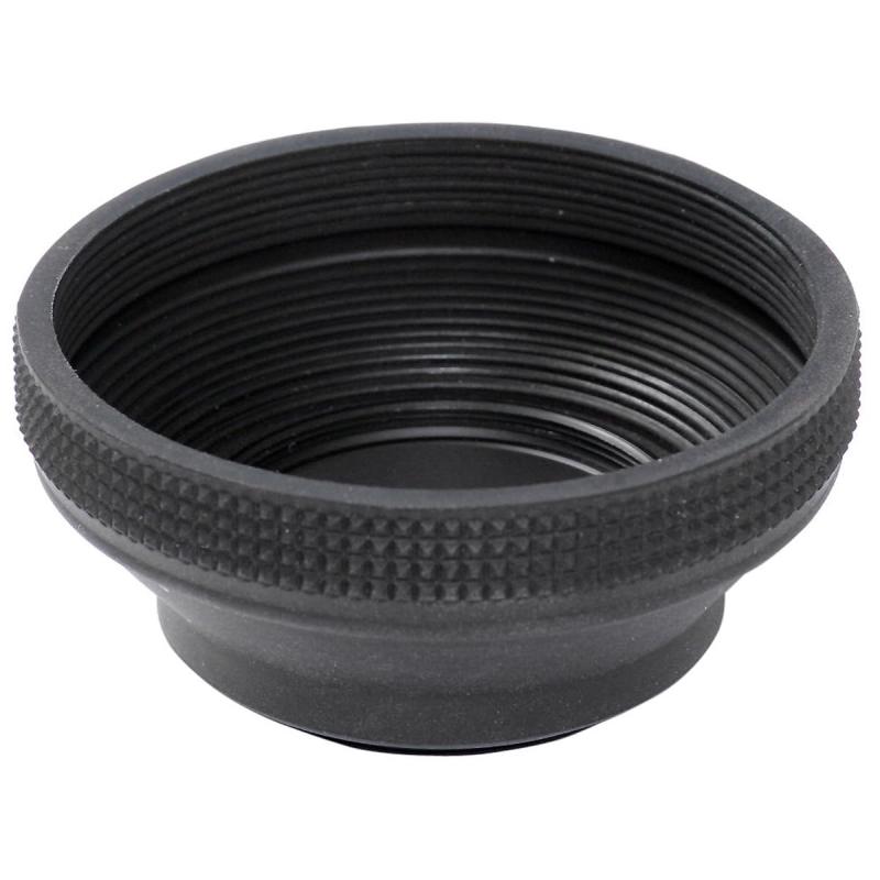 エツミ レンズフード ラバーフード N ブラック