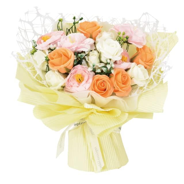 シャボンフラワー【香りがよい】ソープフラワー ブーケ 誕生日 プレゼント ギフト せっけんのお花 バラ アロマ 石鹸 花 SBL-184