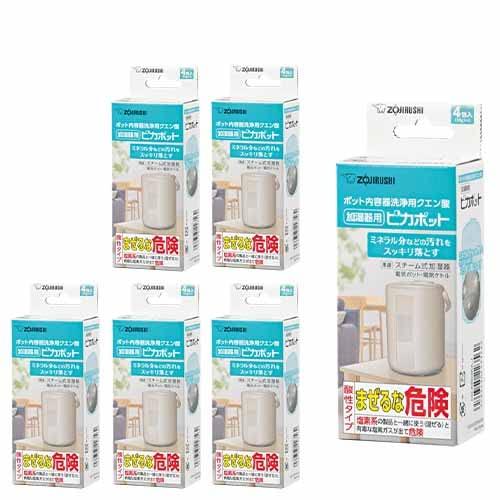 象印 ZOJIRUSHI ピカポット CD-KB03KX-J (4包入)【6箱】加湿器 電気ポット 電気ケトル 用 洗浄剤 ポット内容器 洗浄用クエン酸【c】(2.0)