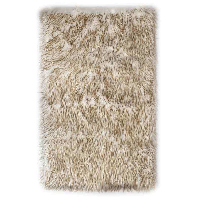 Seekdem(시크뎀) 의자용 러그 의자용 러그 캠프·아웃도어 의자에 페이크 무톤 래그 60×100 cm