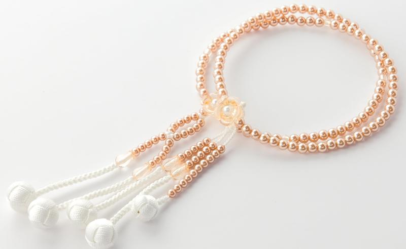 [金剛堂 ]女性用念珠【フロル】カラフル念珠数珠S8寸プラスチック製