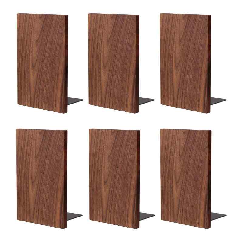 Rakuten - Muso Wood 木製 ブックエンド 18x12x10.8cm (クルミ)