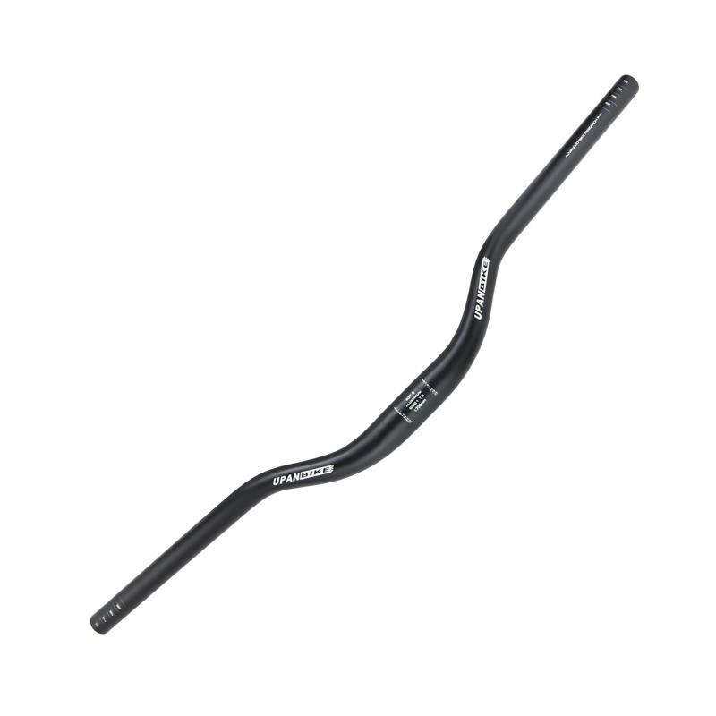 UPANBIKE サイクリング マウンテンバイク 自転車 ハンドルバー 31.8mm 700mm ライザーバー ハンドル (ブラック)