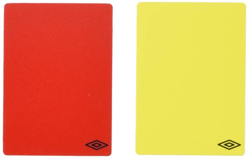 [アンブロ] サッカー レフリーカード ロゴ入り 合成樹脂