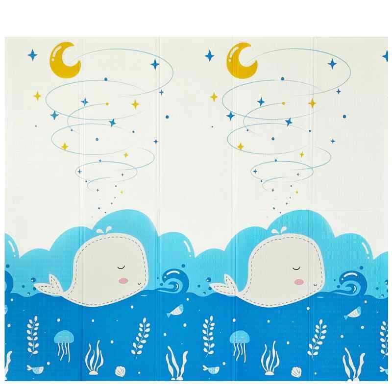 MARUNDA プールマット 折りたたみ ビニールプール用 プール下マット 厚手 10mm 下敷き クッション性 デ..