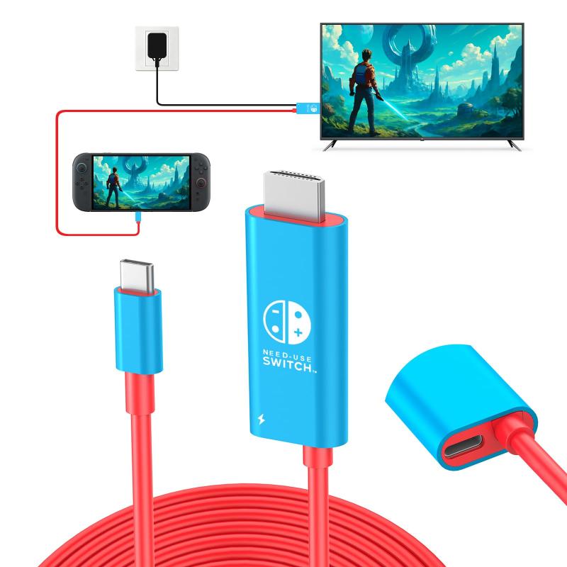 Switch 2 ドック HDMIケーブル 4K@60Hz