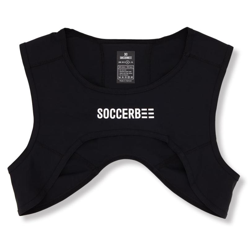 SOCCERBEE X-Vest - 胸が開いたGPSトラッカー専用ベスト、サッカー、フットボール、ラグビー、ホッケー、ラクロスなどの屋外チームスポーツ選手用