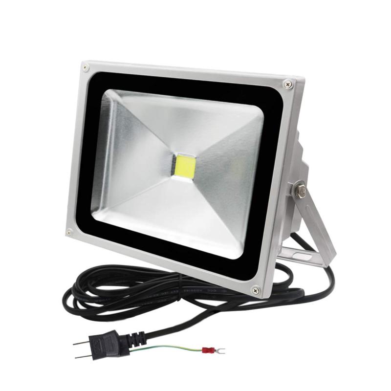 LED投光器 50W 500W相当（4個組）4300LM 昼光色 6500K 広角130度 防水加工 看板灯 3m ACコード付 集魚灯 野外灯 駐車場灯