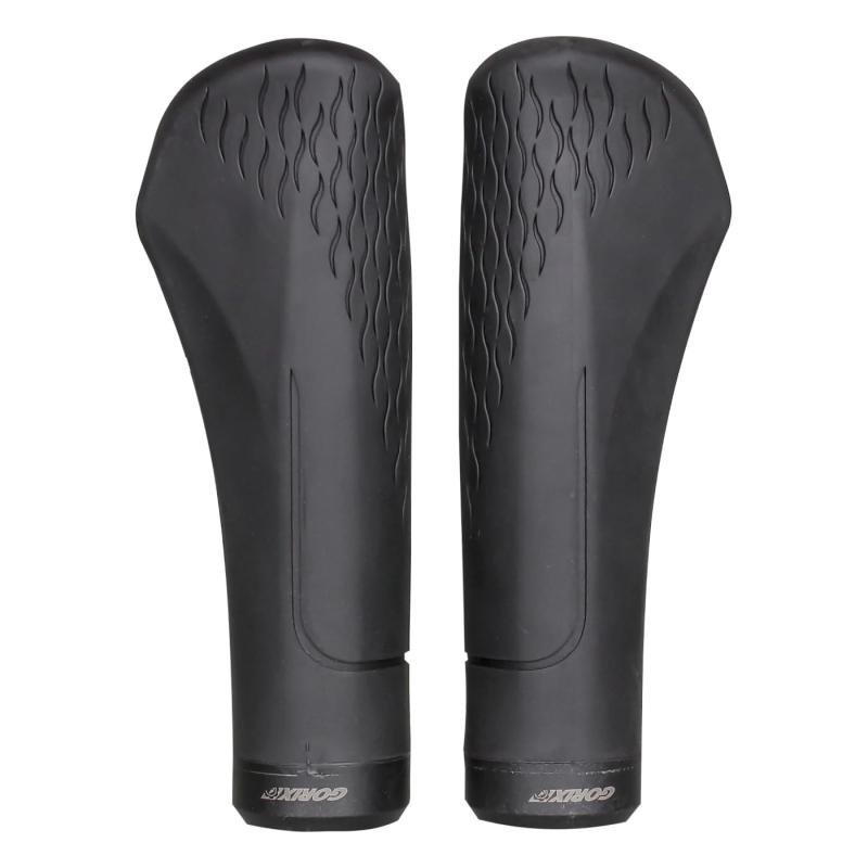 GORIX(ゴリックス)自転車グリップ クロスバイク グリップ エルゴ べたつきにくい素材/ソフト ミニベロ ..