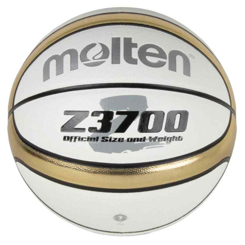 Balls - モルテン(molten) バスケットボール 7号球 中学生以上男子 合皮 白×金 Z3700 B7Z3700-WZ