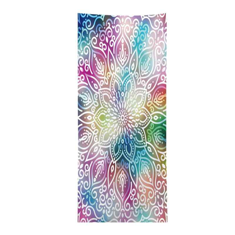 [シャンディニー] ヨガマットラグ ヨガタオル グラデーションカラー 滑り止め付き 裏地付き ピラティス..