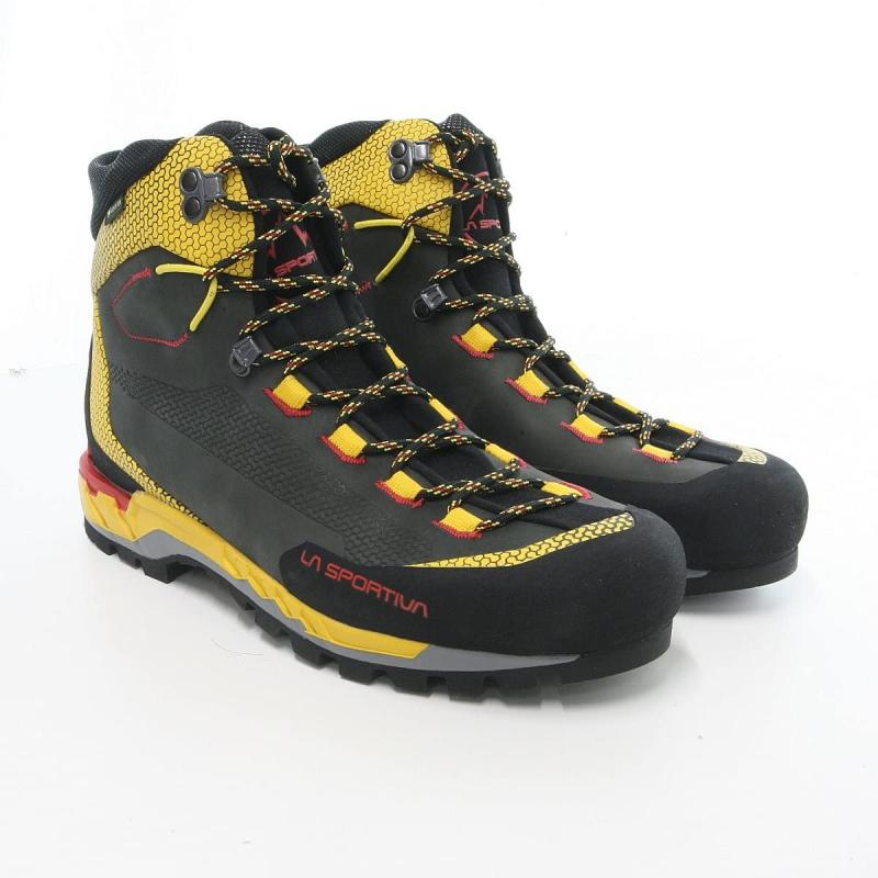 [La Sportiva] スポルティバ トランゴ テック レザー マウンテン トレッキングシューズ Trango Tech Leather Gtx Black/Yellow [並行輸入品]