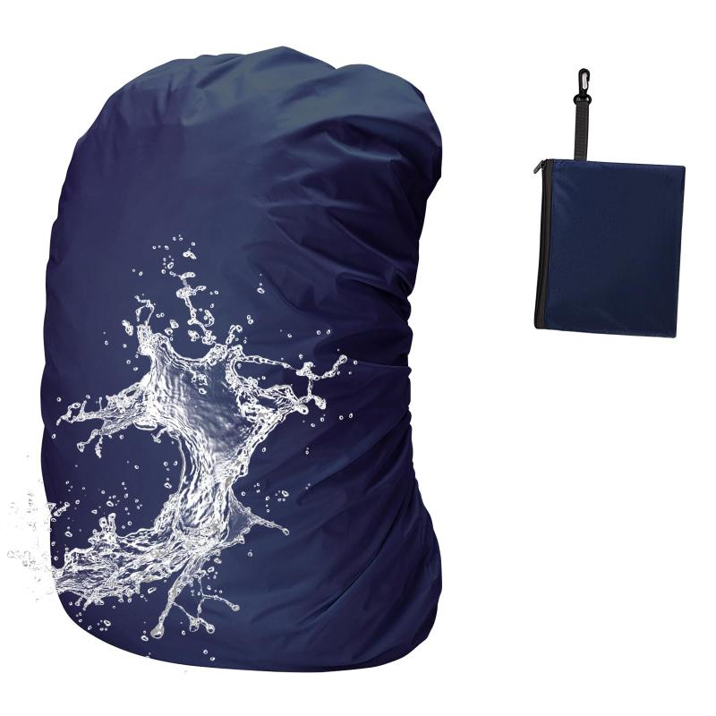 [SLEEPSINERO] 【2倍以上撥水・超軽量80g】 リュックカバー 防水 レインカバー 梅雨対策 落下防止 35－80L