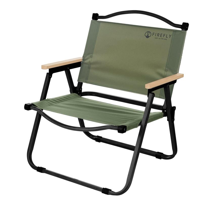 キャンピングチェア | アウトドア キャンプ 折り畳み椅子 アウトドアチェア 丈夫 耐荷重100kg 大人 子供【おしゃれなキャンピングチェア】アームレストがアクセントになっているおしゃれなキャンピングチェアです。【耐荷重100kgの安定し...