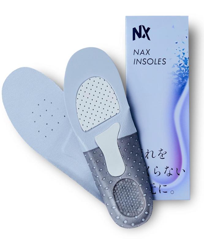 インソール 疲れない 〔衝撃分散で疲れにアプローチ〕 なかじき 中敷き 靴 衝撃吸収 中敷き 男性用 女性用 ナクスインソール