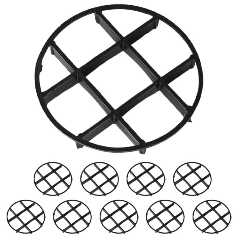 HAKIDZEL 植木鉢足 10個セット ブラック プラスチック製 ポットフィート 鉢植えスタンド 植木鉢下に敷く 通気性 排水性 向上 屋内外ガーデニング用