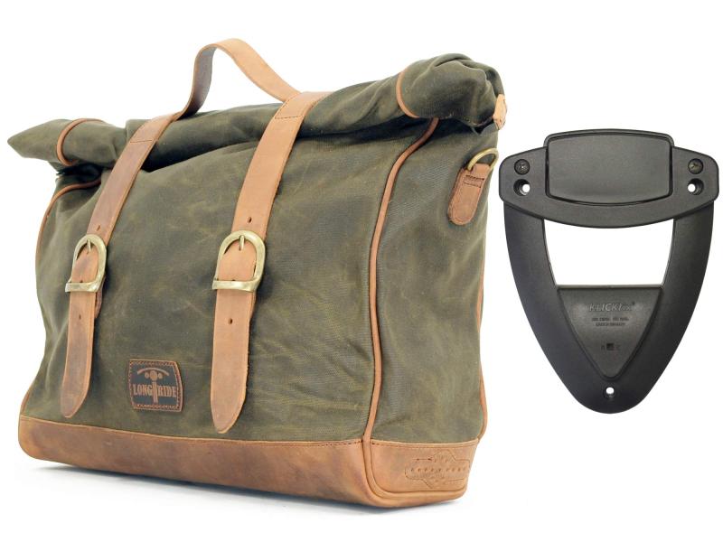 Saddle Bag - LONGRIDE ヘリテージ サドルバッグ CLICK-ON ロールトップ (18L)