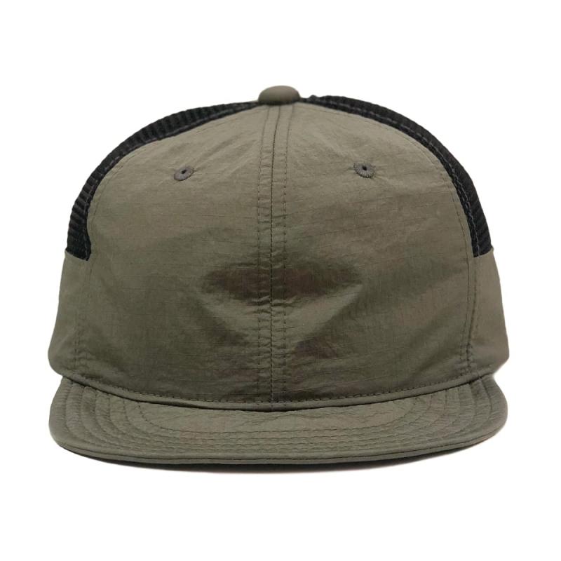 ベーシックエンチ Ripstop Side Mesh Cap ショートつば 手洗い 洗える アンパイヤキャップ メッシュ 通気性 蒸れにくい ナイロン アンパイア キャップ 帽子 抗菌 消臭 レディース メンズ フリーサ