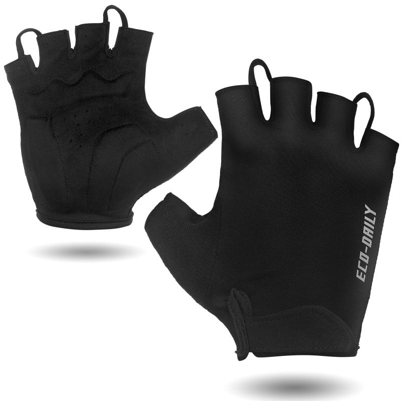 [Eco-daily] サイクルグローブ 指なし 自転車てぶくろ 吸汗速乾 ロードバイク手袋 パッド付き 通気性 サイクリング クロスバイク