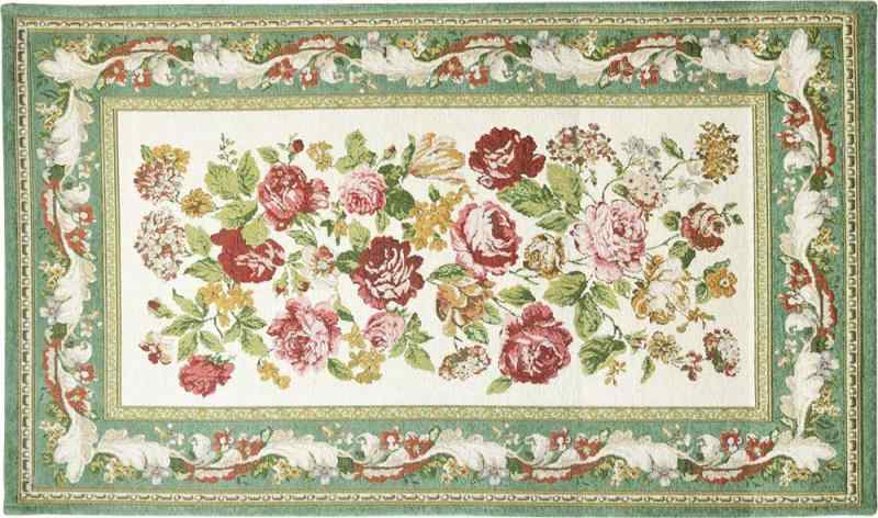 樂天商城 - ロイヤルアーデン ラグマット シェニールマット 70×120cm グリーン 78347
