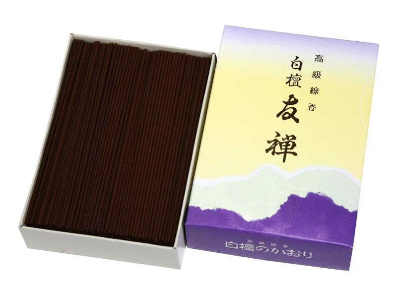Rakuten - 梅薫堂 白檀友禅 大バラ詰/日本製 国産 淡路島 ばいくんどう 線香 お線香 御香 お香 アロマ 家庭用 実用 仏壇 仏事 喪中 葬儀 法事 法要 お盆 お彼岸 ご霊前 ご仏前 お悔やみ 初盆見舞い 初盆