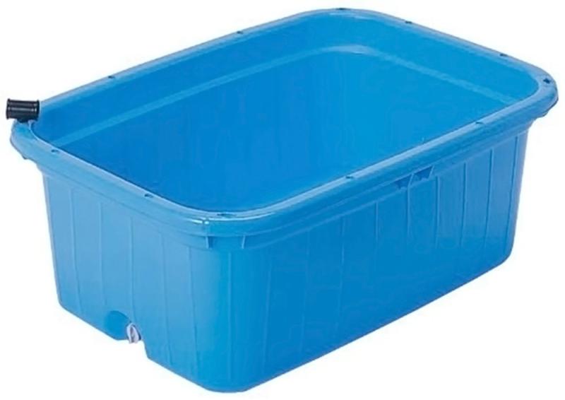 サンコープラスチック タライ キングタライ 角型 78L 水抜き栓付き ブルー本体サイズ：【外寸】552×753×H288mm【内寸】465×695×H283mm本体重量：約2500g　内容量：78L素材・材質：本体/ポリエチレン、水抜栓/PS原産国：日本野菜の泥落としやガーデニング、ペットのお風呂など様々な用途に活用できます。