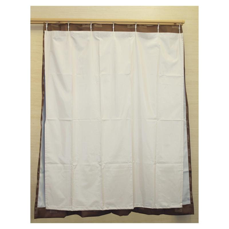 [カーテンくれない]1級遮光 断熱効果 「後付け裏地用カーテン」 節電対策 取り付け簡単(3.0)