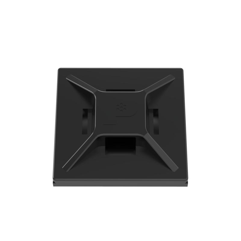 パンドウイット マウントベース 結束バンド固定具 粘着テープ付き ABS 耐熱 屋外用 黒 各サイズ