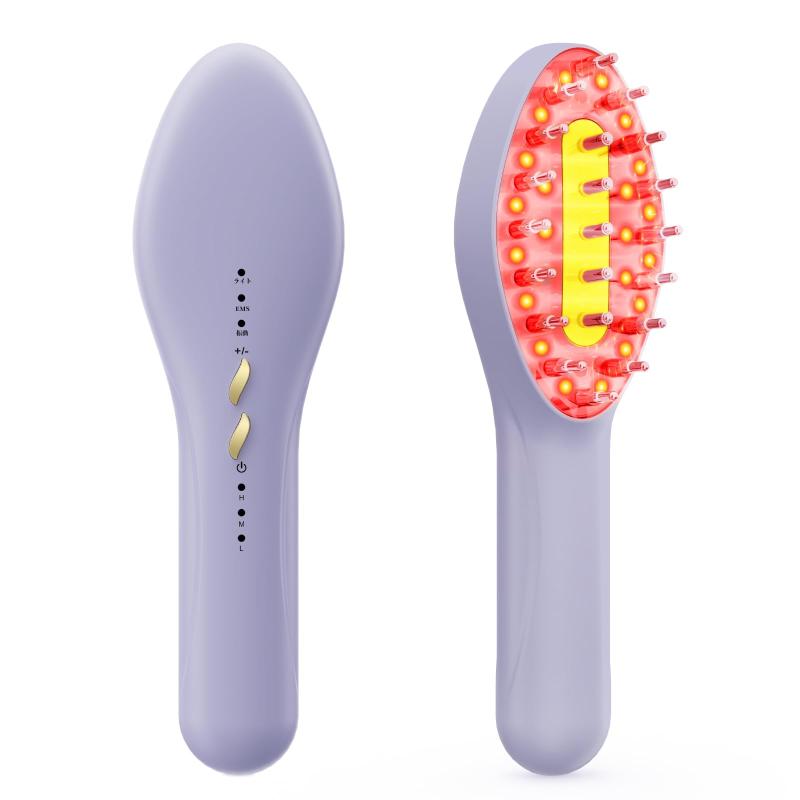 電気ブラシ 電動頭皮ブラシ ems 頭皮ケア ヘッドブラシ リフトブラシ 3D振動 3色LED スカルプケア ヘアケア 3段階強度 美容液ケース付き 軽量 コードレス プレゼント 母の日