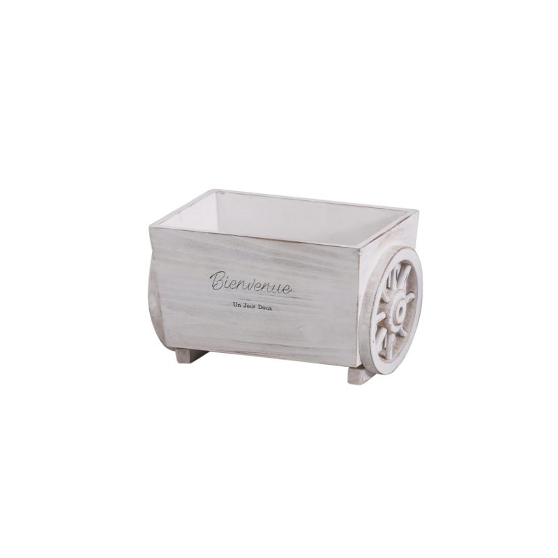 Rakuten - アビテ Garden ルフェン・ホイールプランター・S W23.5xD14xH14.5cm MC-703-WH
