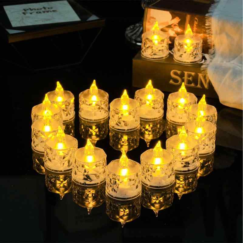 キャンドルライト 12個入り LED 蝋燭 クリスマス/パーティー/結婚式/誕生日用