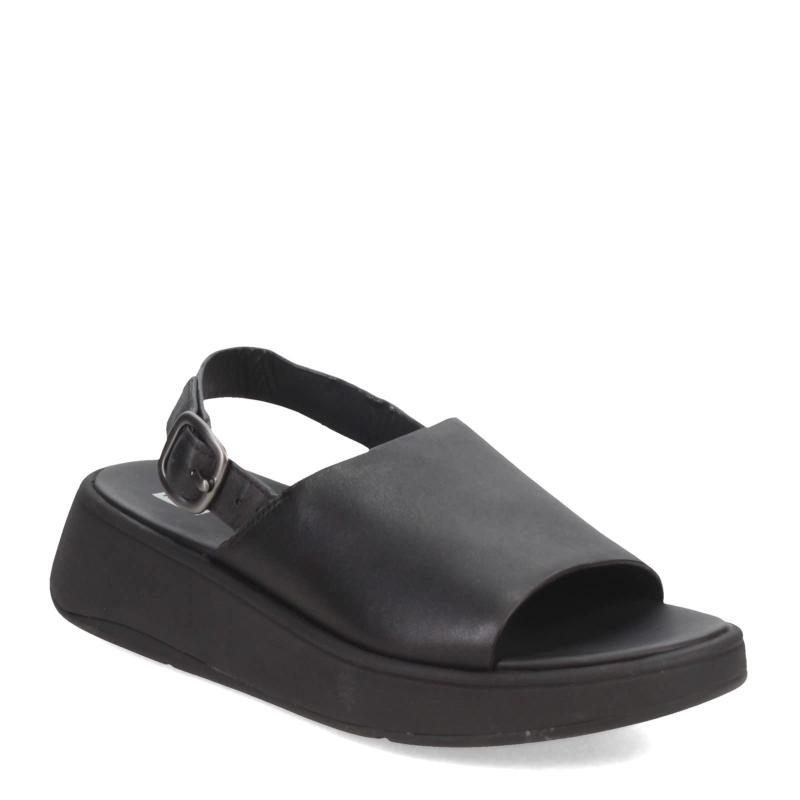 fitflop(フィットフロップ) レディース F-MODE LEATHER FLATFORM BACK-STRAP SANDALSサンダル