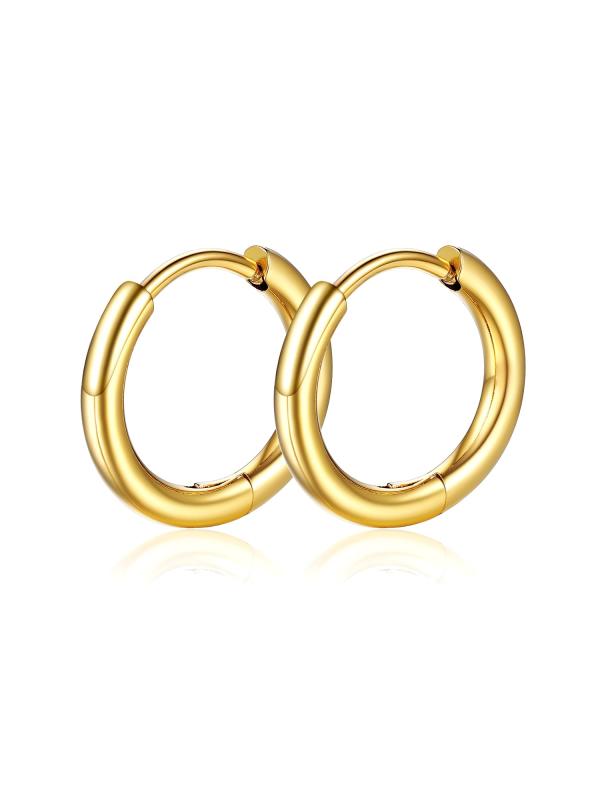 フープピアス レディース メンズ つけっぱなし 金属アレルギー対応 サージカルステンレス 軟骨ピアス 小さい 両耳用 18ゲージ 幅2mm 内径8/10/12/14/16mm