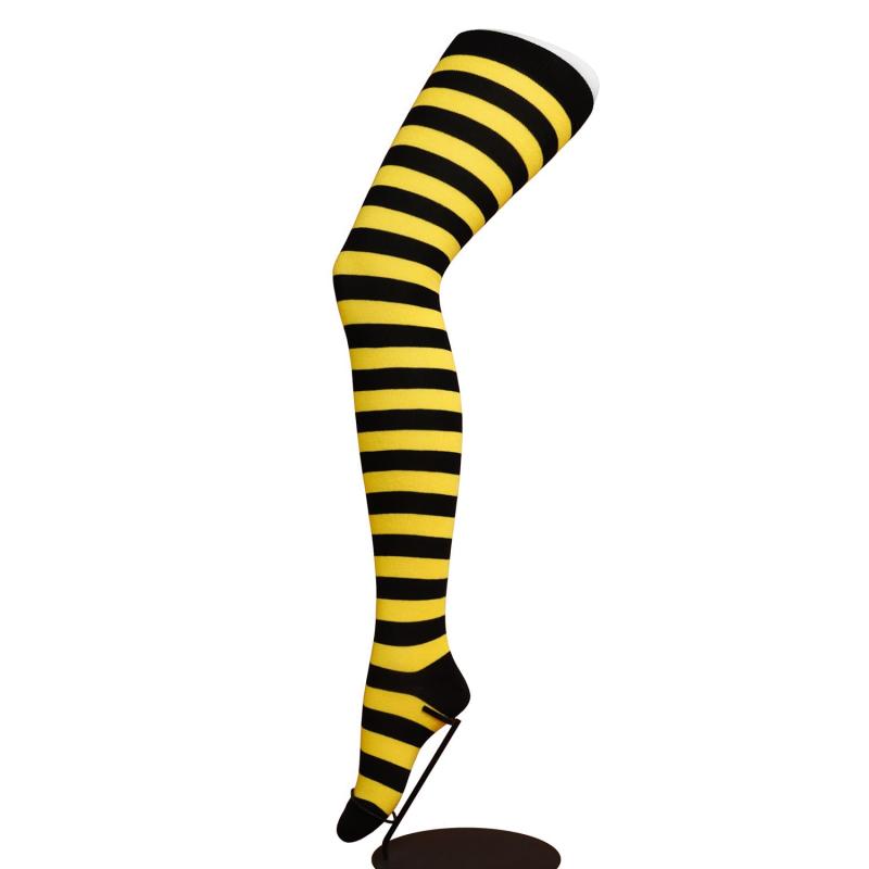 [SOXXI] ロングサイハイソックス ボーダー レディース 22-25cm 日本製