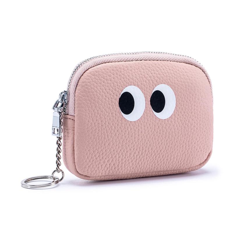 Rakuten - LOHGOU 本革ミニコインケース 可愛い小銭入れキーホルダー付き 小さな小銭入れ レザーコインケース 軽量 アクセサリーバッグ