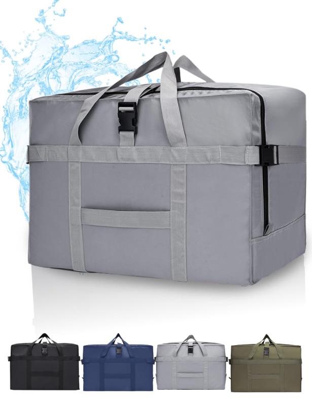 E Y ボストンバッグ 大容量 75L 120L 折りたたみ 大型 大きい バッグ 防水 キャリーオン 旅行 引越 キャンプ 災害