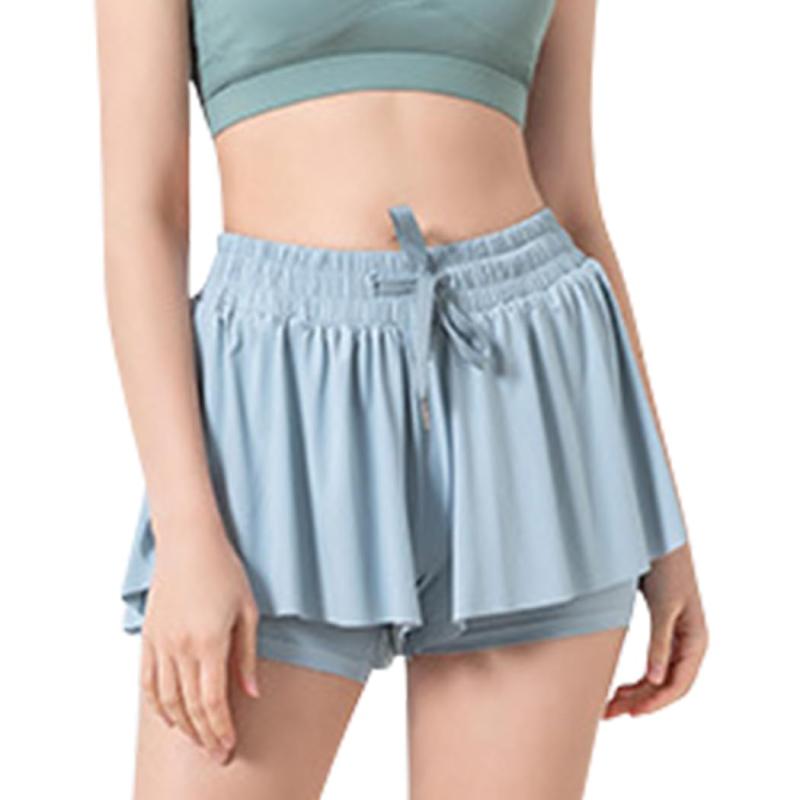 [DAYCLOSET] ヨガパンツ レディース インナー付きショートパンツ 一体型 薄手 伸縮性 yoga108